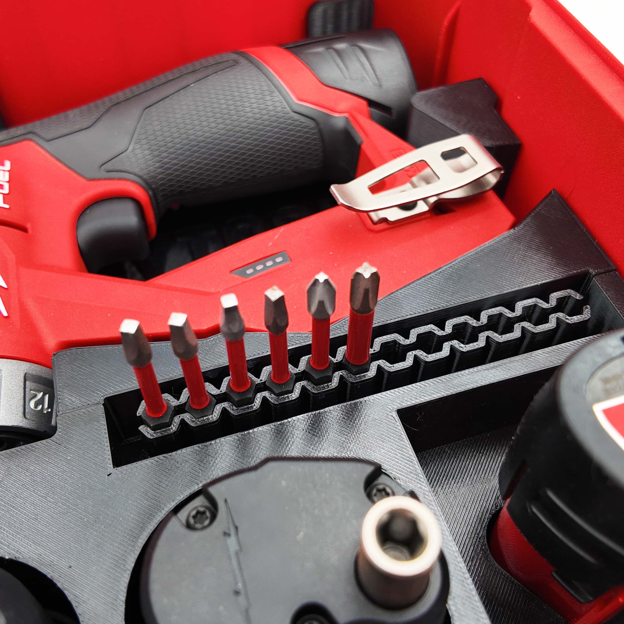 M12 Fuel Monteringsdrill Organizer for Milwaukee Compact Packout - Bilde 2