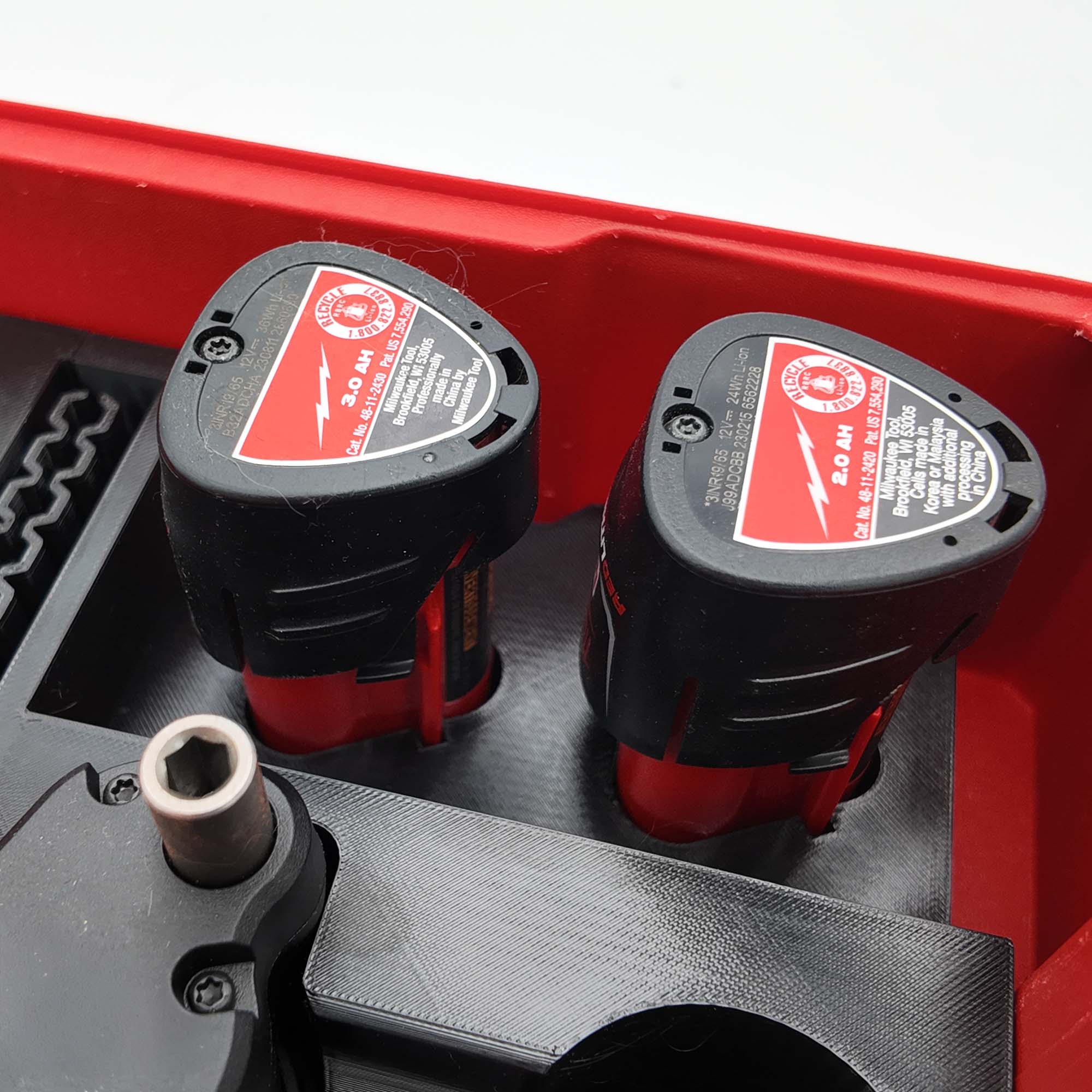 M12 Fuel Monteringsdrill Organizer for Milwaukee Compact Packout - Bilde 4