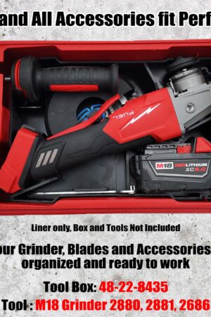 M18 Vinkelsliper Organizer for Milwaukee Compact Packout